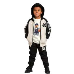 TUTA DA MASCHIO DA 4 A 14 ANNI IN COTONE