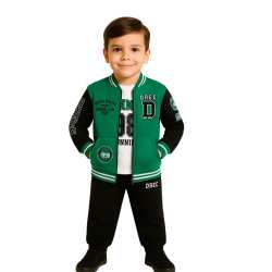 TUTA DA MASCHIO DA 4 A 12 ANNI IN COTONE