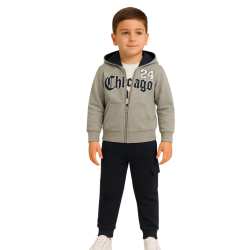 TUTA DA MASCHIO DA 4 A 12 ANNI IN COTONE