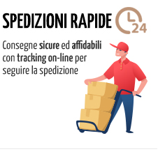 Spedizione in 24 ore